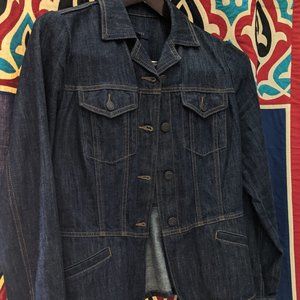 Talbots Denim Dark Wash Jacket Size 10 Petite